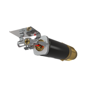 Viking® VK2503, Standard, Dry Sprinkler, 8.0K, Horizontal Sidewall, SR, 1” NPT, Plain Barrel, Chrome, 155 Degree, 24” Length, 21493UFB24 Fire Sprinkler Head