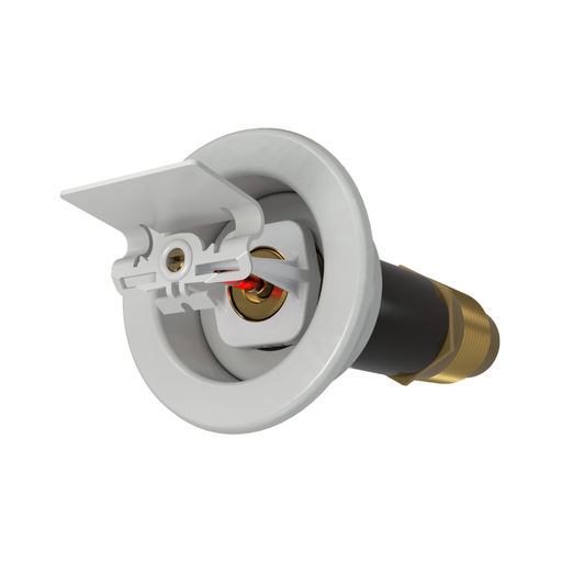 Viking® VK2543, Standard, Dry Sprinkler, 8.0K, Horizontal Sidewall, SR, 1” NPT, Recessed Adjustable, White, 155 Degree, 18” Length, 21481UMB/W18 Fire Sprinkler Head