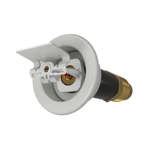 Viking® VK2793, Standard, Dry Sprinkler, 8.0K, Recessed Adjustable, Horizontal Sidewall, QR, 1” NPT, White, 155 Degree, 18” Length, 21483UMB/W18 Fire Sprinkler Head