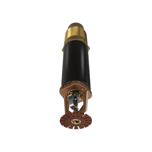 Viking® VK282, Standard, Dry Sprinkler, Fusible Link, 8.0K, Plain Barrel, Pendent, QR, 1” NPT, Brass, 280 Degree, 24” Length, 13254UAG24 Fire Sprinkler Head