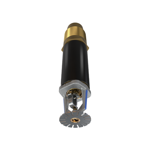 Viking® VK282, Standard, Dry Sprinkler, Fusible Link, 8.0K, Plain Barrel, Pendent, QR, 1” NPT, Chrome, 205 Degree, 18” Length, 13254UFE18 Fire Sprinkler Head