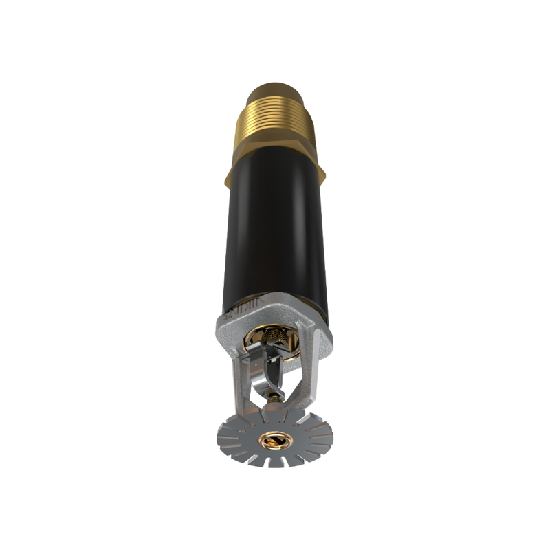 Viking® VK282, Standard, Dry Sprinkler, Fusible Link, 8.0K, Plain Barrel, Pendent, QR, 1” NPT, Chrome, 280 Degree, 12” Length, 13254UFG12 Fire Sprinkler Head