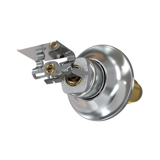 Viking® VK2883, Standard, Dry Sprinkler, Fusible Link, 8.0K, Standard Adjustable, Horizontal Sidewall, QR, 1” NPT, Chrome, 165 Degree, 24” Length, 21491UFC24 Fire Sprinkler Head