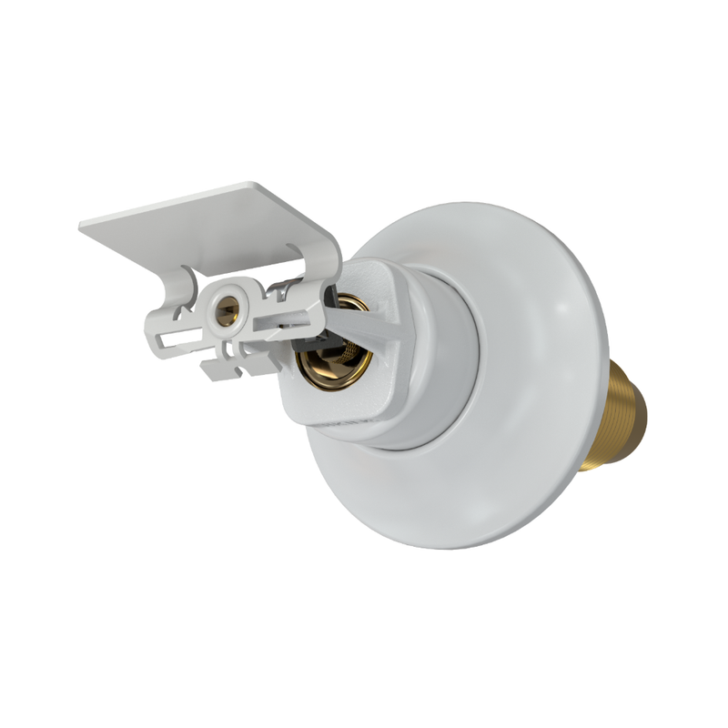Viking® VK2883, Standard, Dry Sprinkler, Fusible Link, 8.0K, Standard Adjustable, Horizontal Sidewall, QR, 1” NPT, White, 165 Degree, 12” Length, 21491UMC/W12 Fire Sprinkler Head - WeSupplyIt.com