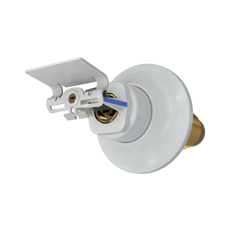 Viking® VK2883, Standard, Dry Sprinkler, Fusible Link, 8.0K, Standard Adjustable, Horizontal Sidewall, QR, 1” NPT, White, 205 Degree, 24” Length, 21491UME/W24 Fire Sprinkler Head - WeSupplyIt.com