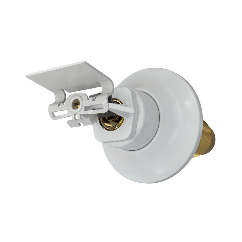 Viking® VK2883, Standard, Dry Sprinkler, Fusible Link, 8.0K, Standard Adjustable, Horizontal Sidewall, QR, 1” NPT, White, 280 Degree, 24” Length, 21491UMG/W24 Fire Sprinkler Head - WeSupplyIt.com