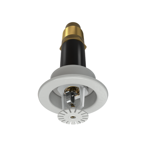 Viking® VK290, Standard, Dry Sprinkler, Fusible Link, 8.0K, Recessed Adjustable, Pendent, QR, 1” NPT, White, 205 Degree, 12” Length, 13256UME/W12 Fire Sprinkler Head