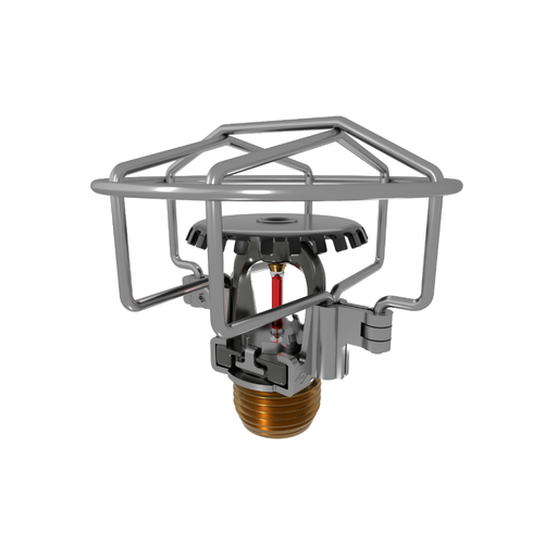 Viking® VK3001, XT1, Intermediate Level/In-Rack, Preassembled w/ Guard, 5.6K, Upright, QR, 1/2" NPT, Black, 155 Degree 23869MB/BG Fire Sprinkler Head