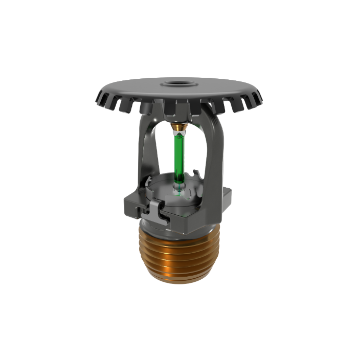 Viking® VK3001, XT1, 5.6K, Standard, Upright, QR, 1/2" NPT, Black, 200 Degree 23869ME/B Fire Sprinkler Head - WeSupplyIt.com