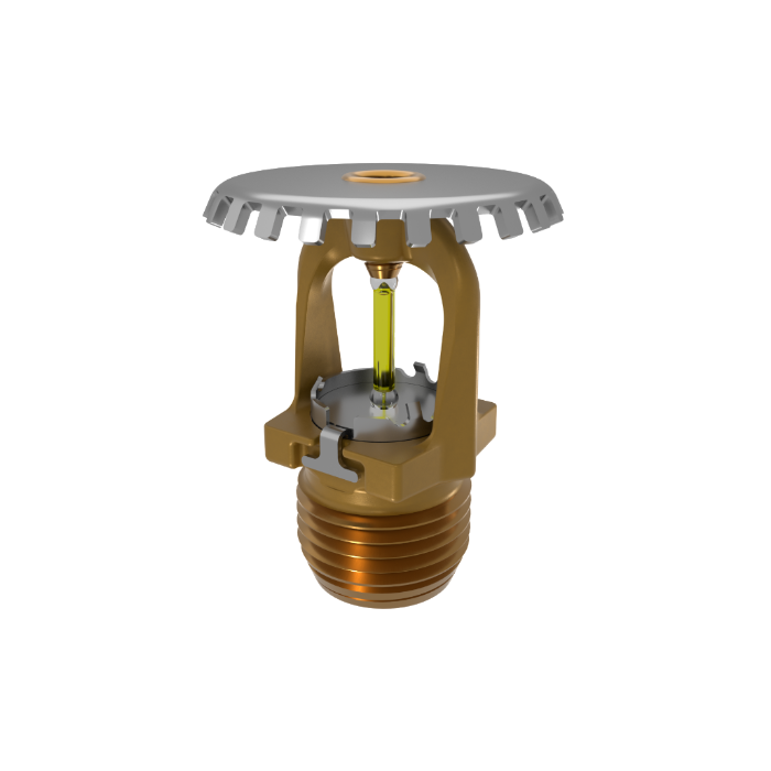 Viking® VK3001, XT1, 5.6K, Standard, Upright, QR, 1/2" NPT, Brass, 175 Degree 23869AD Fire Sprinkler Head - WeSupplyIt.com
