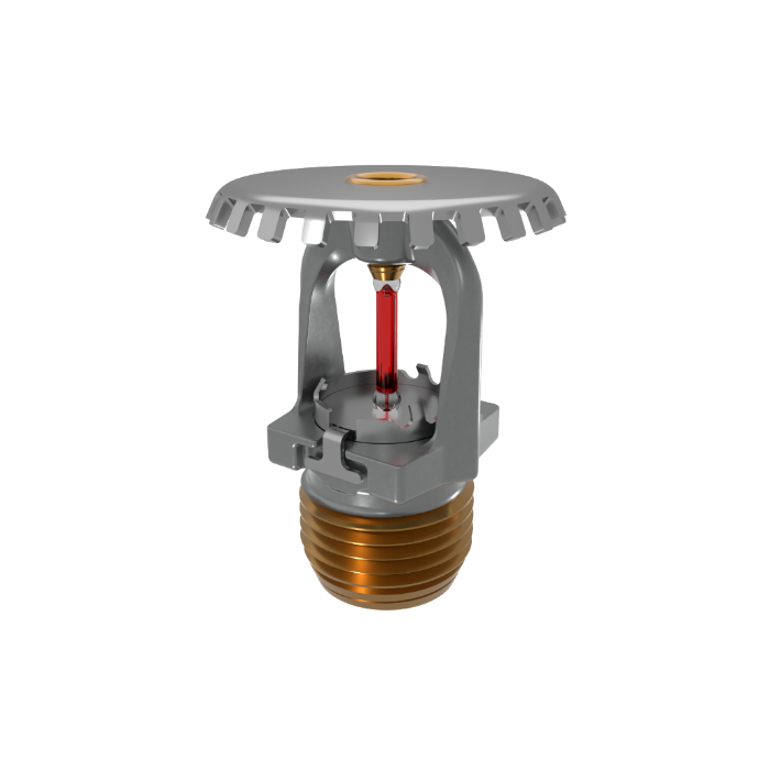 Viking® VK3001, XT1, 5.6K, Standard, Upright, QR, 1/2" NPT, Chrome, 155 Degree 23869FB Fire Sprinkler Head