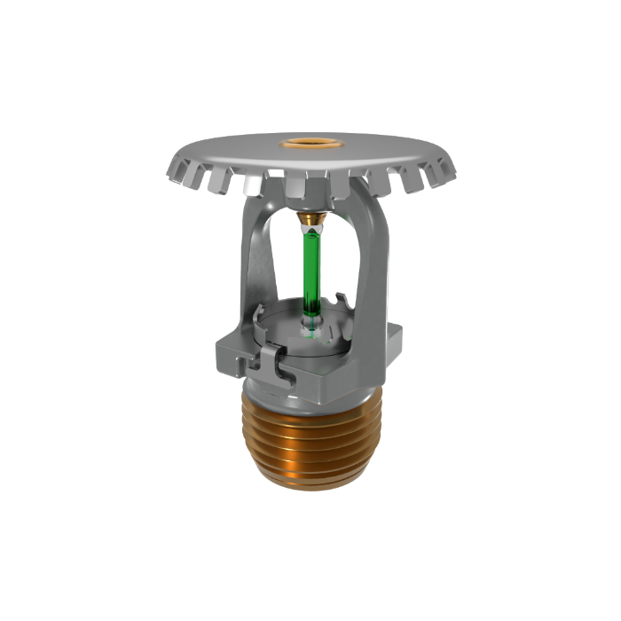 Viking® VK3001, XT1, 5.6K, Standard, Upright, QR, 1/2" NPT, Chrome, 200 Degree 23869FE Fire Sprinkler Head - WeSupplyIt.com