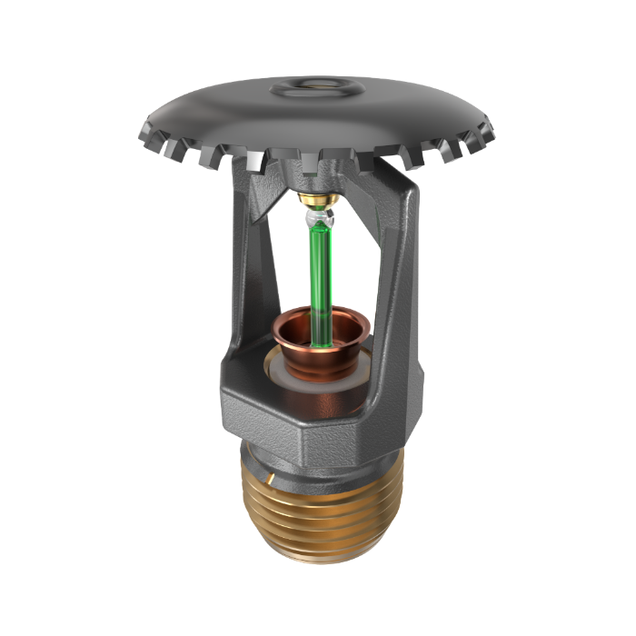 Viking® VK300, Model M, 5.6K, Standard, Upright, QR, 1/2" NPT, Black, 200 Degree 12978ME/B Fire Sprinkler Head