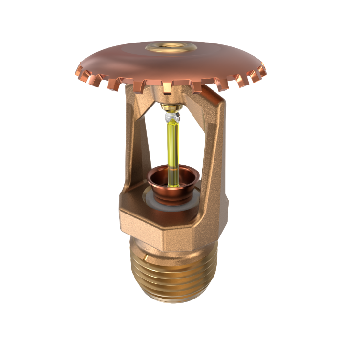 Viking® VK300, Model M, 5.6K, Standard, Upright, QR, 1/2" NPT, Brass, 175 Degree 12978AD Fire Sprinkler Head