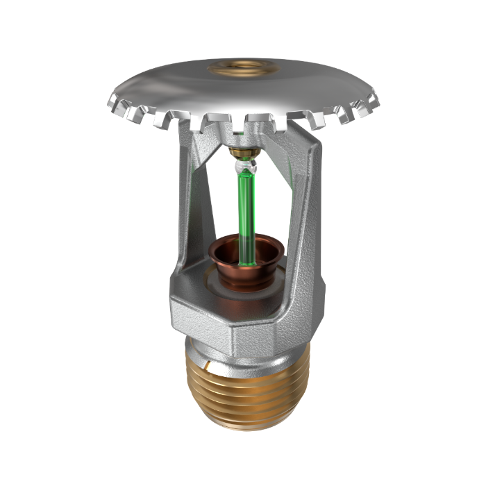 Viking® VK300, Model M, 5.6K, Standard, Upright, QR, 1/2" NPT, Chrome, 200 Degree 12978FE Fire Sprinkler Head