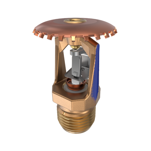 Viking® VK301, Model M, 5.6K, Standard, Fusible Link, Upright, QR, 1/2" NPT, Brass, 280 Degree 17535AG Fire Sprinkler Head