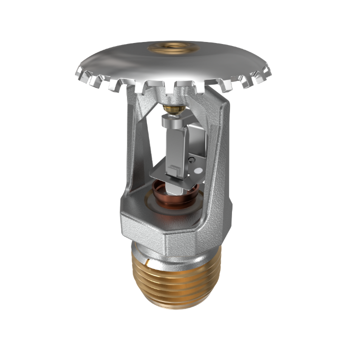 Viking® VK301, Model M, 5.6K, Standard, Fusible Link, Upright, QR, 1/2" NPT, Chrome, 205 Degree 17535FE Fire Sprinkler Head - WeSupplyIt.com