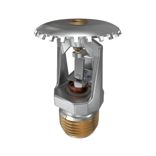 Viking® VK301, Model M, 5.6K, Standard, Fusible Link, Upright, QR, 1/2" NPT, Chrome, 280 Degree 17535FG Fire Sprinkler Head