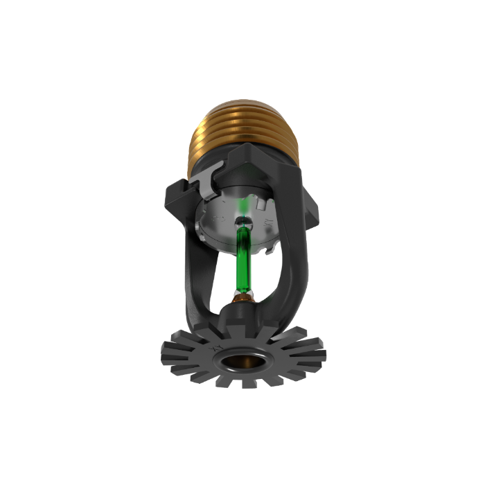 Viking® VK3021, XT1, 5.6K, Standard, Pendent, QR, 1/2" NPT, Black, 200 Degree 23870ME/B Fire Sprinkler Head - WeSupplyIt.com