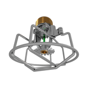 Viking® VK3021, XT1, Intermediate Level/In-Rack, Preassembled w/ Guard, 5.6K, Pendent, QR, 1/2" NPT, Chrome, 200 Degree 23870FEG Fire Sprinkler Head - WeSupplyIt.com