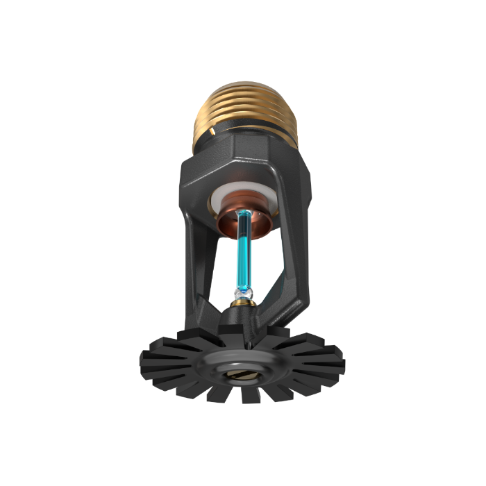 Viking® VK302, Model M, 5.6K, Standard, Pendent, QR, 1/2" NPT, Black, 286 Degree 12979MG/B Fire Sprinkler Head