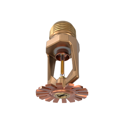 Viking® VK302, Model M, 5.6K, Standard, Pendent, QR, 1/2" NPT, Brass, 135 Degree 12979AA Fire Sprinkler Head