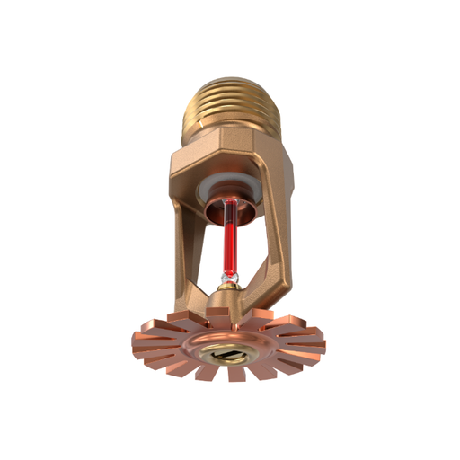 Viking® VK302, Model M, 5.6K, Standard, Pendent, QR, 1/2" NPT, Brass, 155 Degree 12979AB Fire Sprinkler Head