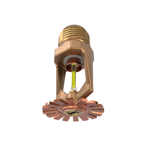 Viking® VK302, Model M, 5.6K, Standard, Pendent, QR, 1/2" NPT, Brass, 175 Degree 12979AD Fire Sprinkler Head