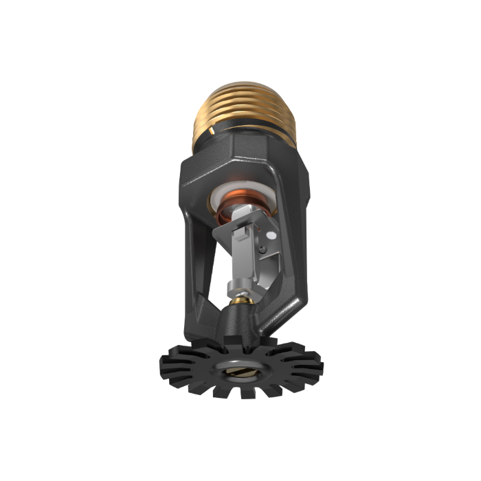 Viking® VK303, Model M, 5.6K, Standard, Fusible Link, Pendent, QR, 1/2" NPT, Black, 205 Degree 17536ME/B Fire Sprinkler Head - WeSupplyIt.com
