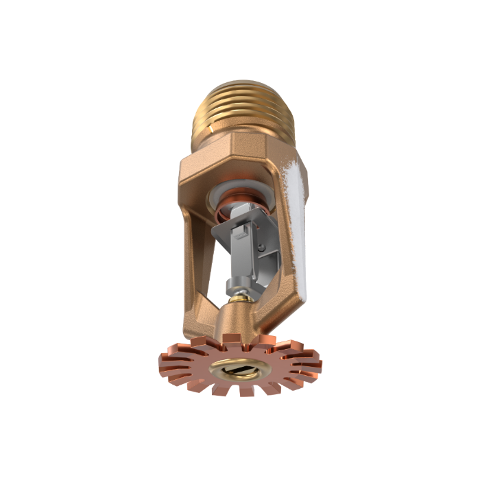 Viking® VK303, Model M, 5.6K, Standard, Fusible Link, Pendent, QR, 1/2" NPT, Brass, 205 Degree 17536AE Fire Sprinkler Head - WeSupplyIt.com