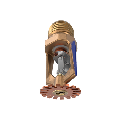 Viking® VK303, Model M, 5.6K, Standard, Fusible Link, Pendent, QR, 1/2" NPT, Brass, 280 Degree 17536AG Fire Sprinkler Head