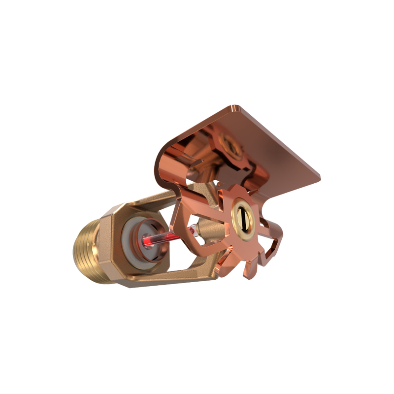 Viking® VK305, Model M, 5.6K, Standard, Horizontal Sidewall, QR, 1/2" NPT, Brass, 155 Degree 12997AB Fire Sprinkler Head - WeSupplyIt.com