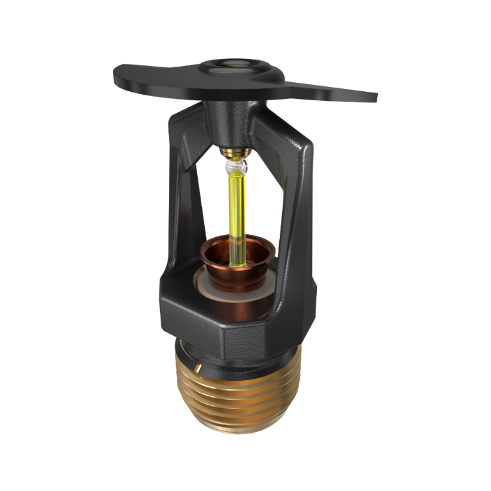Viking® VK306, Model M, 5.6K, Standard, Vertical Sidewall, QR, 1/2" NPT, Black, 175 Degree 12983MD/B Fire Sprinkler Head - WeSupplyIt.com