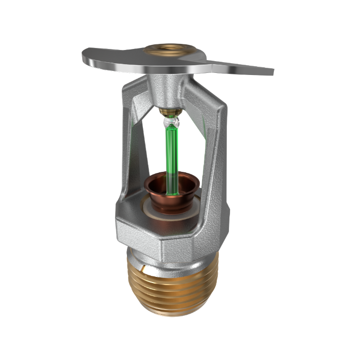 Viking® VK306, Model M, 5.6K, Standard, Vertical Sidewall, QR, 1/2" NPT, Chrome, 200 Degree 12983FE Fire Sprinkler Head - WeSupplyIt.com