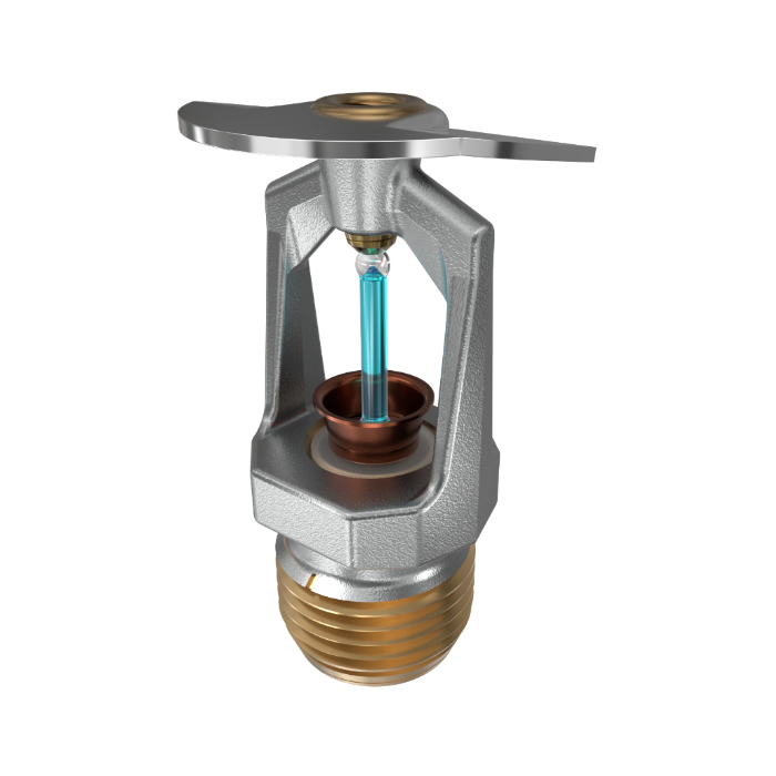 Viking® VK306, Model M, 5.6K, Standard, Vertical Sidewall, QR, 1/2" NPT, Chrome, 286 Degree 12983FG Fire Sprinkler Head - WeSupplyIt.com
