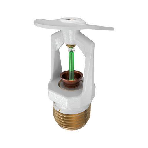 Viking® VK306, Model M, 5.6K, Standard, Vertical Sidewall, QR, 1/2" NPT, White, 200 Degree 12983ME/W Fire Sprinkler Head