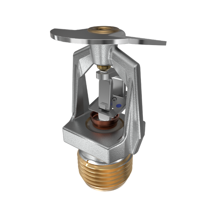 Viking® VK309, Model M, 5.6K, Standard, Fusible Link, Vertical Sidewall, QR, 1/2" NPT, Chrome, 280 Degree 13951FG Fire Sprinkler Head - WeSupplyIt.com