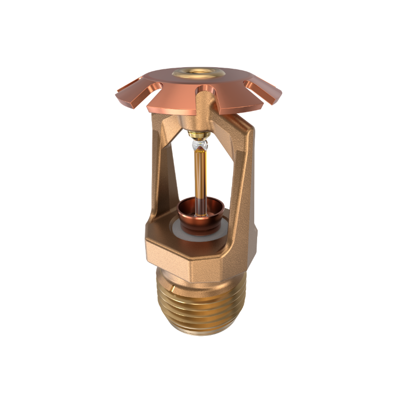 Viking® VK310, Model M, 5.6K, Standard, Conventional, QR, 1/2" NPT, Brass, 135 Degree 19391AA Fire Sprinkler Head - WeSupplyIt.com
