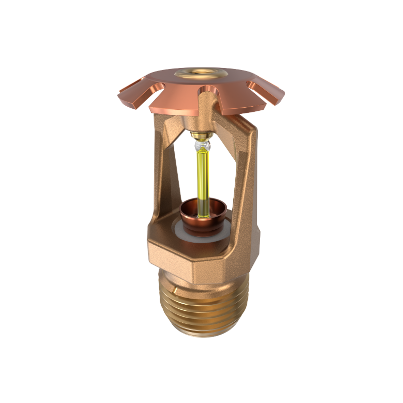 Viking® VK310, Model M, 5.6K, Standard, Conventional, QR, 1/2" NPT, Brass, 175 Degree 19391AD Fire Sprinkler Head - WeSupplyIt.com
