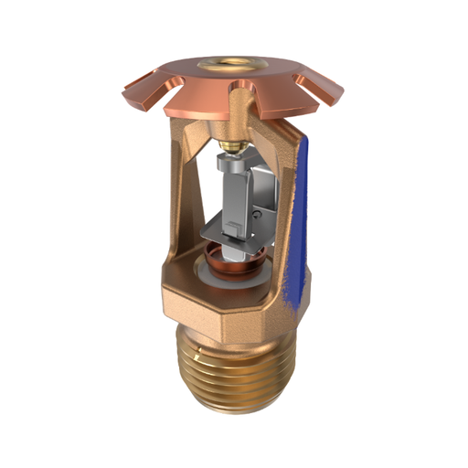 Viking® VK311, Model M, 5.6K, Standard, Fusible Link, Conventional, QR, 1/2" NPT, Brass, 280 Degree 19392AG Fire Sprinkler Head