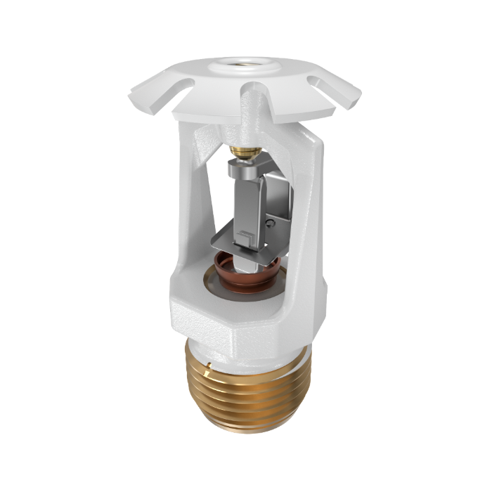 Viking® VK311, Model M, 5.6K, Standard, Fusible Link, Conventional, QR, 1/2" NPT, White, 165 Degree 19392MC/W Fire Sprinkler Head