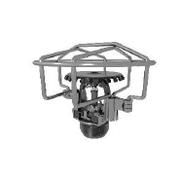 Viking® VK315, XT1, MicrofastHP, High Pressure, Intermediate Level/In-Rack, Preassembled w/ Guard, 5.6K, Upright, QR, 1/2" NPT, Brass, 175 Degree 12281ADG Fire Sprinkler Head