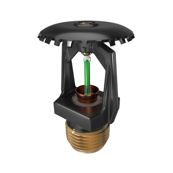 Viking® VK315, Model M, 5.6K, Standard, High Pressure 250 PSI, Upright, QR, 1/2" NPT, Black, 200 Degree 12281ME/B Fire Sprinkler Head - WeSupplyIt.com