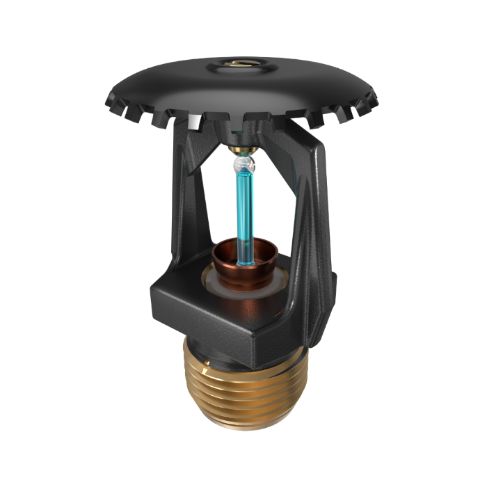 Viking® VK315, Model M, 5.6K, Standard, High Pressure 250 PSI, Upright, QR, 1/2" NPT, Black, 286 Degree 12281MG/B Fire Sprinkler Head - WeSupplyIt.com