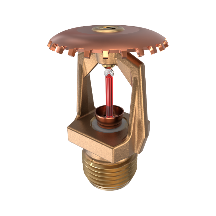 Viking® VK315, Model M, 5.6K, Standard, High Pressure 250 PSI, Upright, QR, 1/2" NPT, Brass, 155 Degree 12281AB Fire Sprinkler Head - WeSupplyIt.com