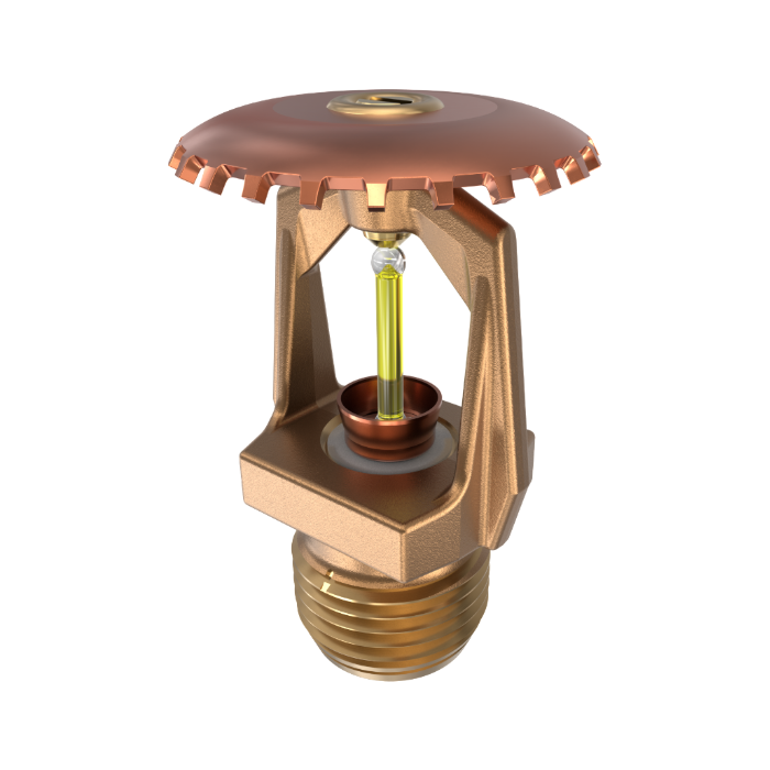 Viking® VK315, Model M, 5.6K, Standard, High Pressure 250 PSI, Upright, QR, 1/2" NPT, Brass, 175 Degree 12281AD Fire Sprinkler Head - WeSupplyIt.com