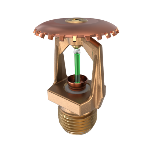 Viking® VK315, Model M, 5.6K, Standard, High Pressure 250 PSI, Upright, QR, 1/2" NPT, Brass, 200 Degree 12281AE Fire Sprinkler Head