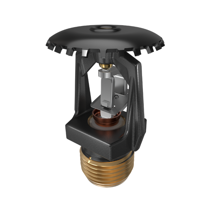 Viking® VK316, Model M, 5.6K, Standard, Fusible Link, High Pressure, Upright, QR, 1/2" NPT, Black, 165 Degree 13953MC/B Fire Sprinkler Head