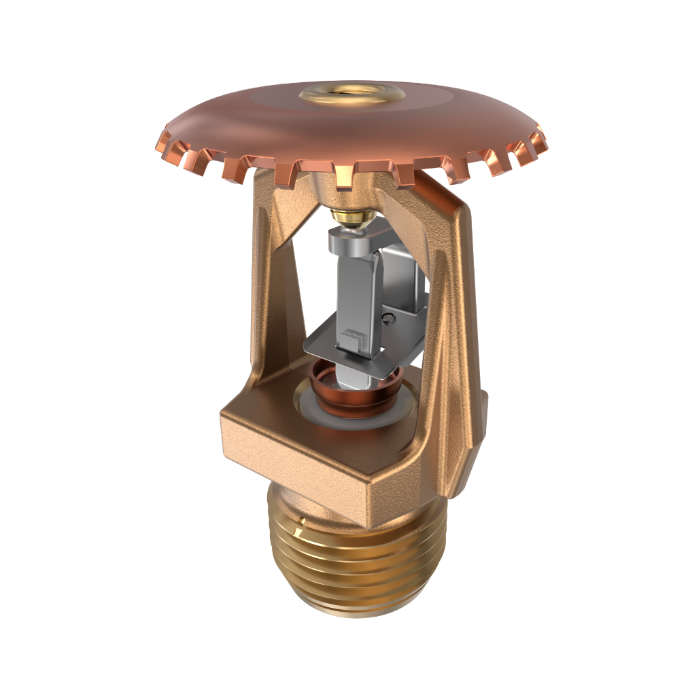 Viking® VK316, Model M, 5.6K, Standard, Fusible Link, High Pressure, Upright, QR, 1/2" NPT, Brass, 165 Degree 13953AC Fire Sprinkler Head - WeSupplyIt.com