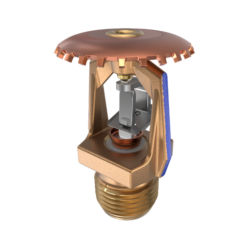 Viking® VK316, Model M, 5.6K, Standard, Fusible Link, High Pressure, Upright, QR, 1/2" NPT, Brass, 280 Degree 13953AG Fire Sprinkler Head